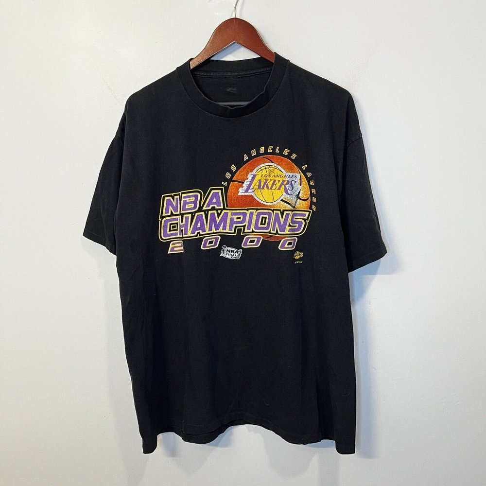 Vintage 2000 Los Angeles Lakers Champions  Single Stitch Kobe shirt 90s 80s tee